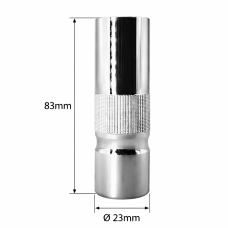 PANA 500A STEEL CAP NOZZLE STRAIGHT COPPER